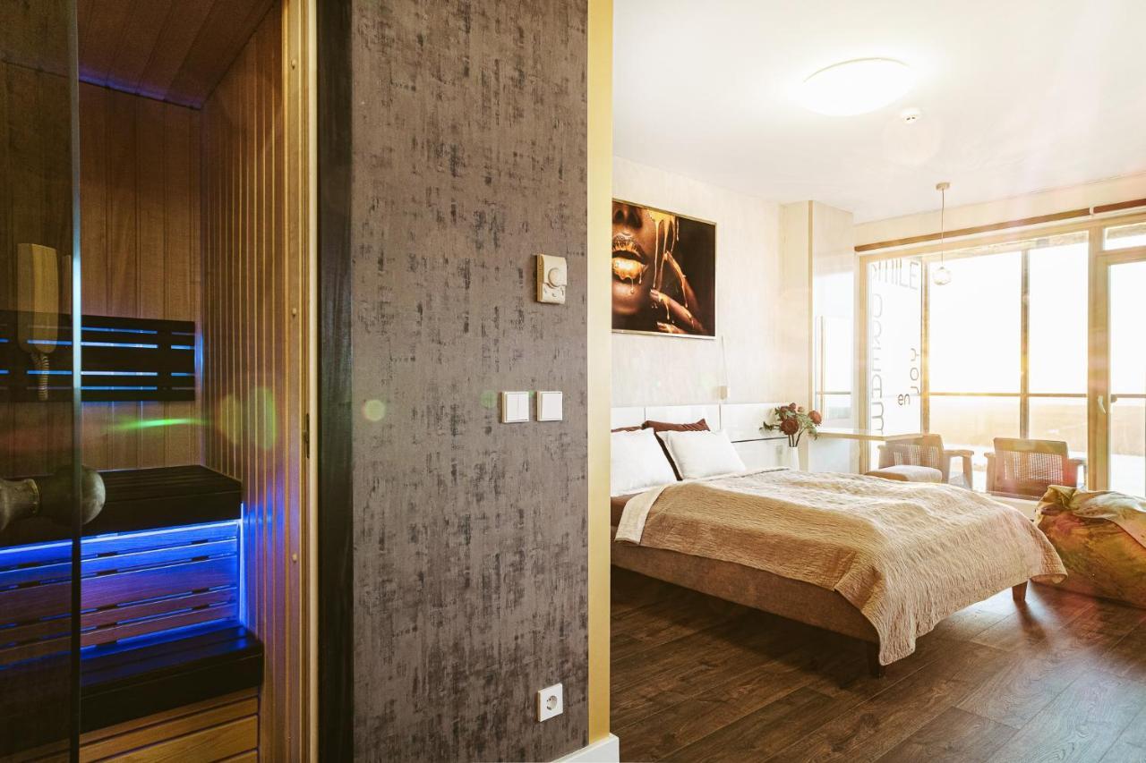 Apartamento Sky Flat Jacuzzi 27 Floor Klaipėda Exterior foto